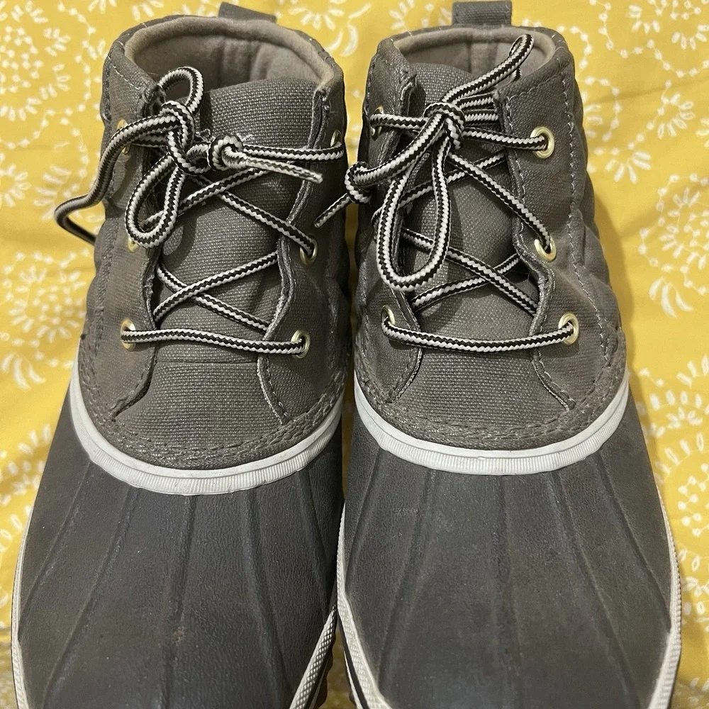 Eddie Bauer Hunt Pack Mid Duck Rain Boots Rubber Weatheredge Womens Size 6